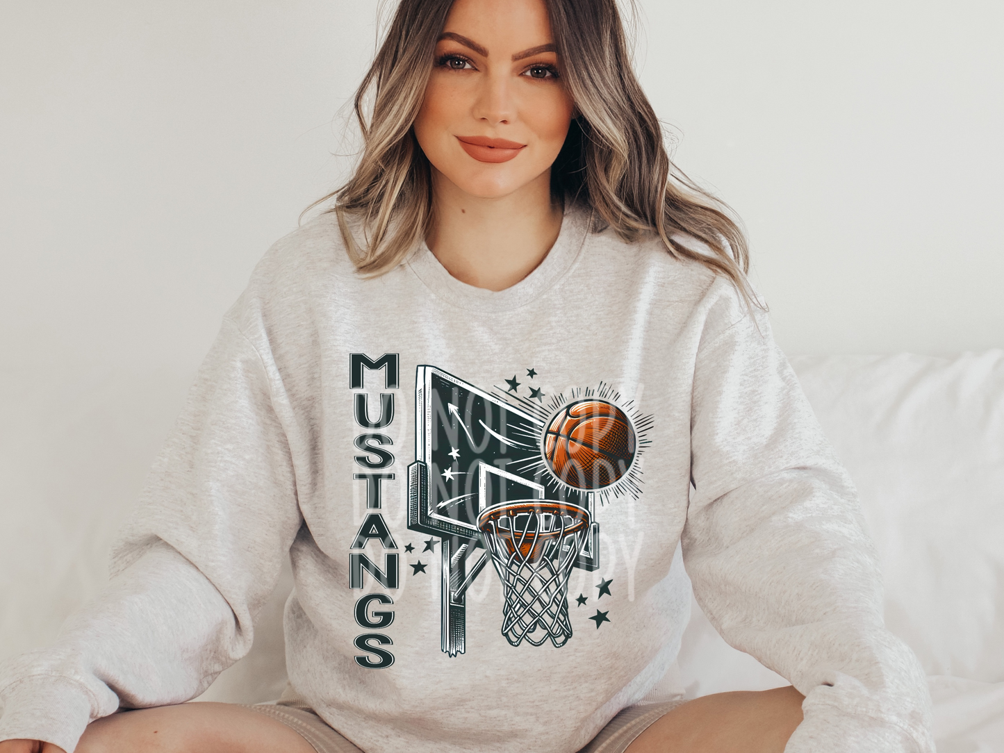 Mustangs Basketball Game Day DTF Transfer - PHD1265