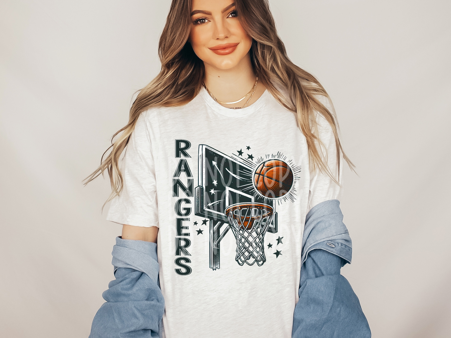 Rangers Basketball Game Day DTF Transfer - PHD1271