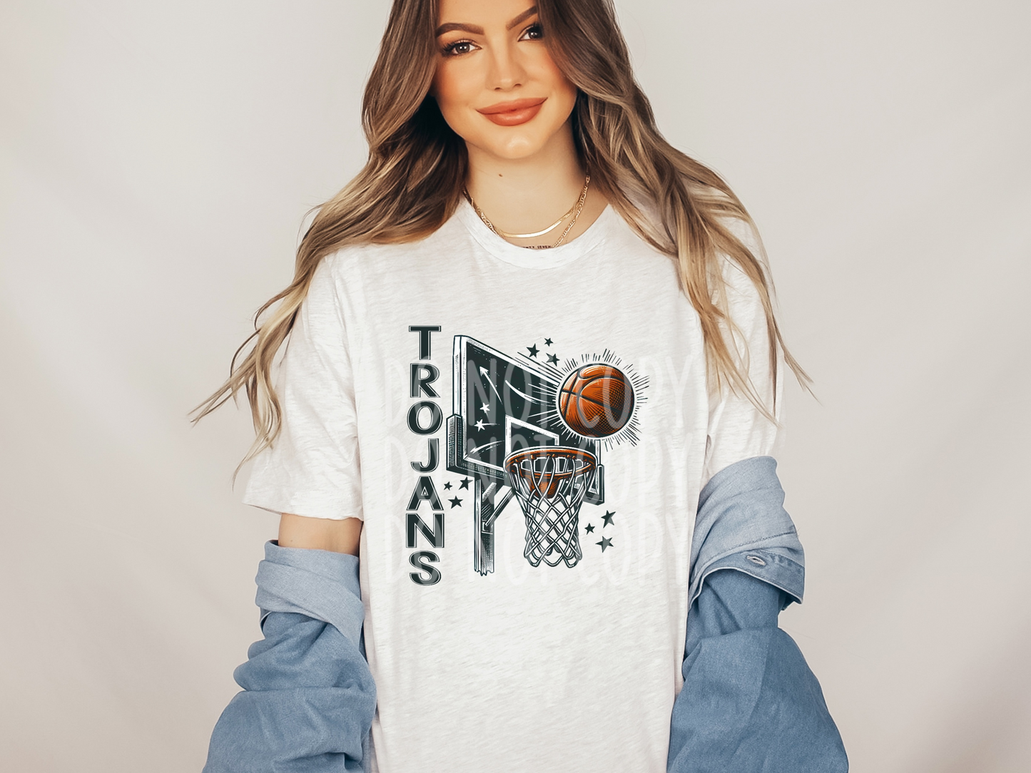 Trojans Basketball Game Day DTF Transfer - PHD1274