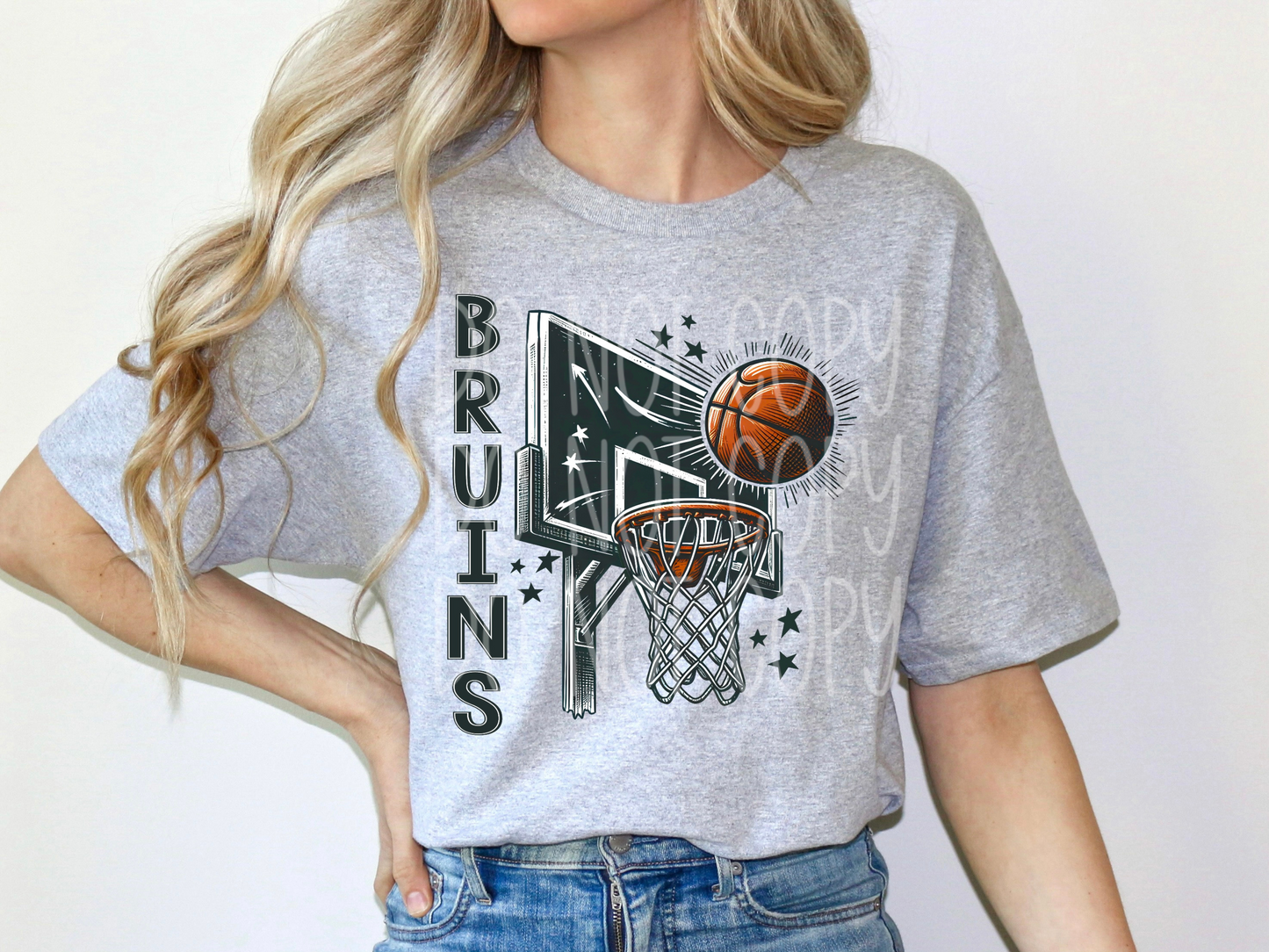 Bruins Basketball Game Day DTF Transfer - PHD1288