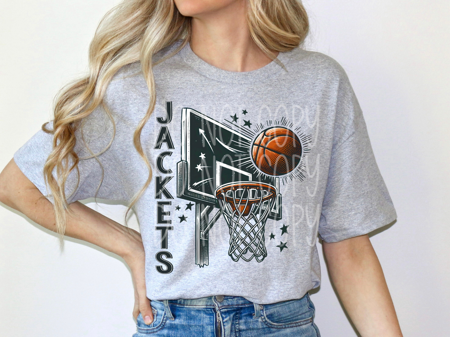 Jackets Basketball Game Day DTF Transfer - PHD1289