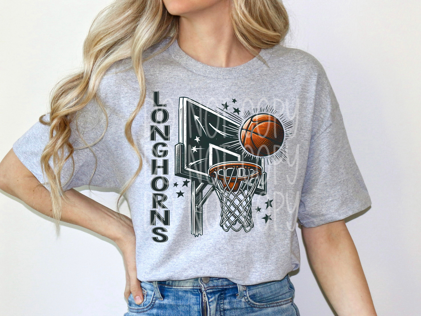 Longhorns Basketball Game Day DTF Transfer - PHD1291