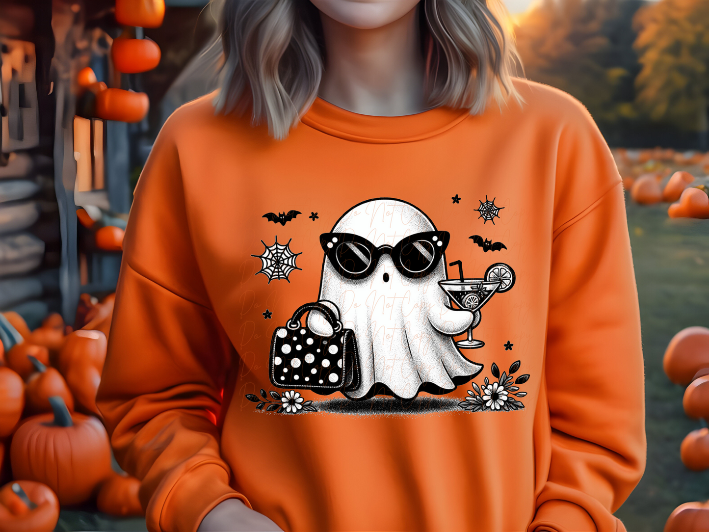 High Maintenance Designer Ghost Halloween DTF Transfer - RDT1123