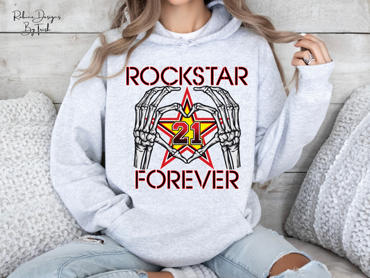 Rockstar Forever Memorial Shirt (Front Design Only)