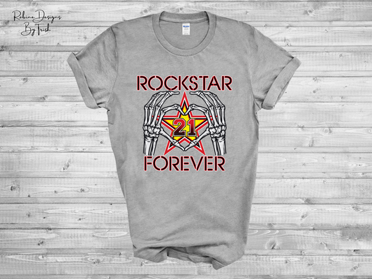 Rockstar Forever Memorial Youth Shirt (Front Design Only)