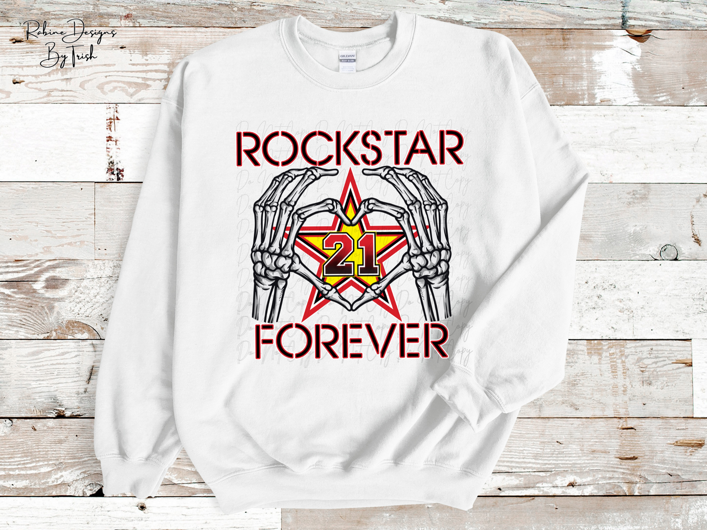 Rockstar Forever Memorial Shirt (Front Design Only)
