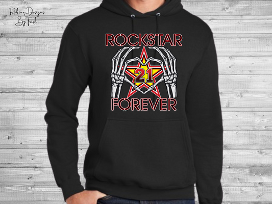 Rockstar Forever Memorial Tall Shirt (Front Design Only)