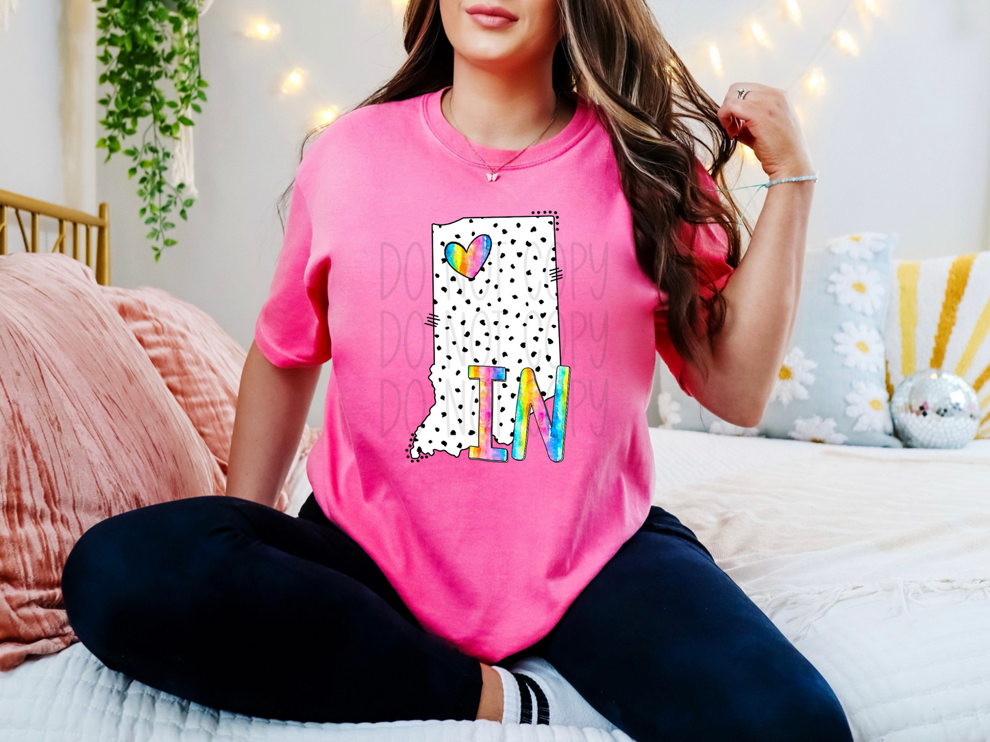 Indiana State DTF Transfer - TED1356