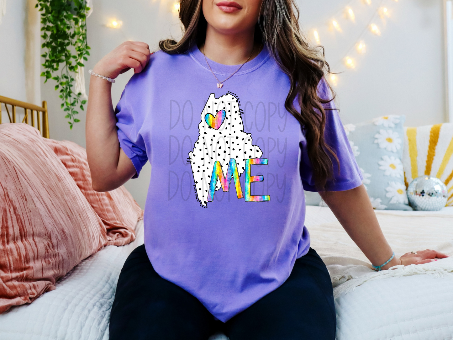 Maine State DTF Transfer - TED1361