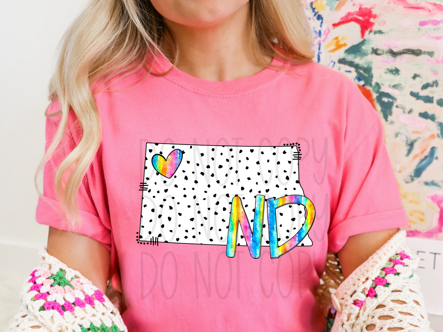 North Dakota State DTF Transfer - TED1376