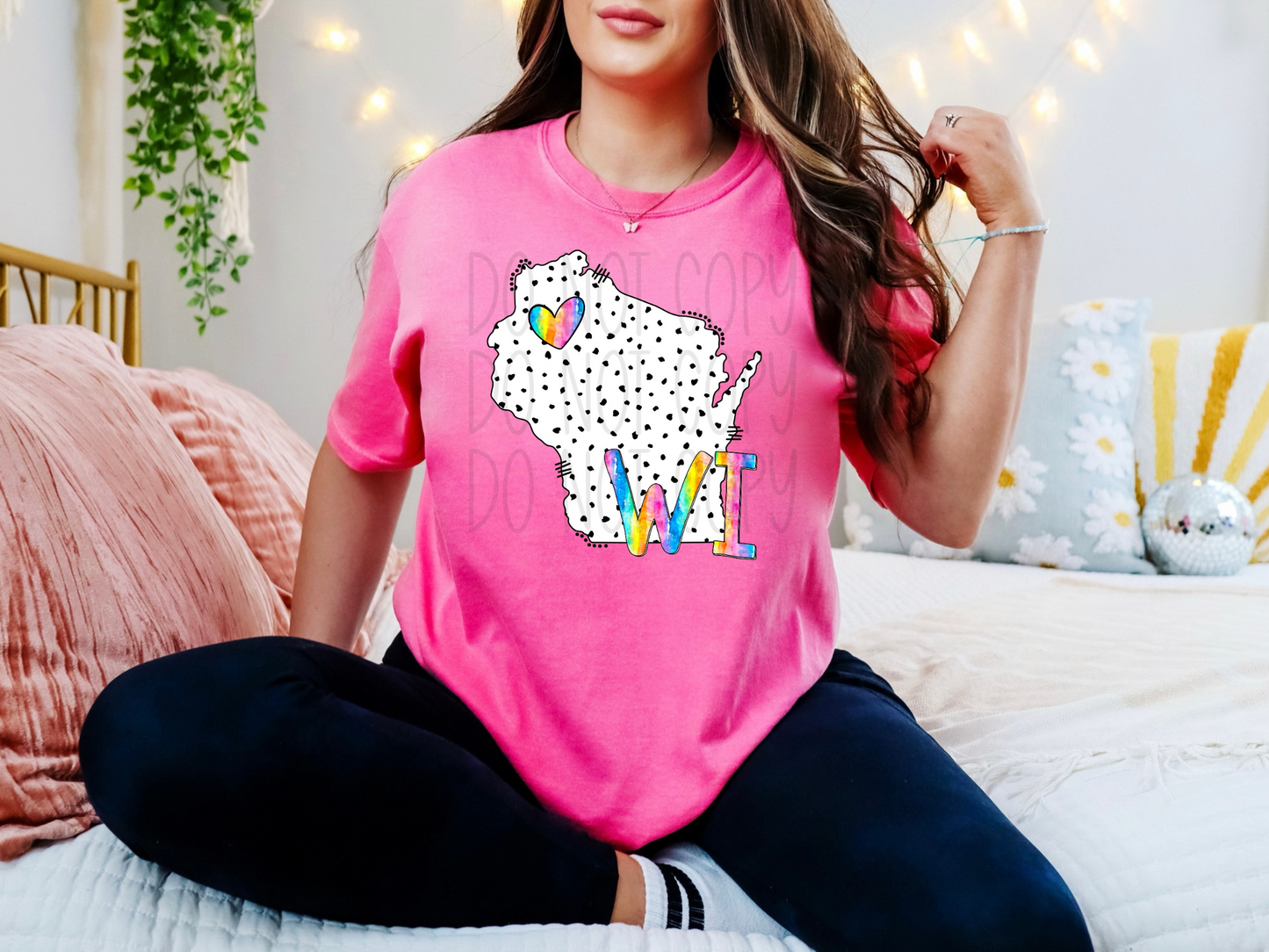 Wisconsin State DTF Transfer - TED1391