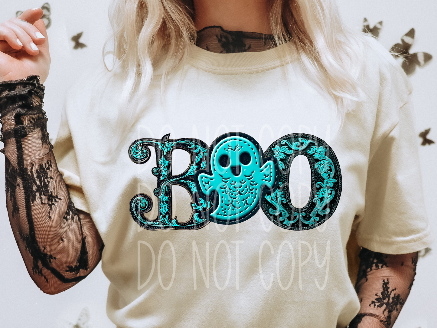 Boo Ghost Halloween DTF Transfer - TED1401