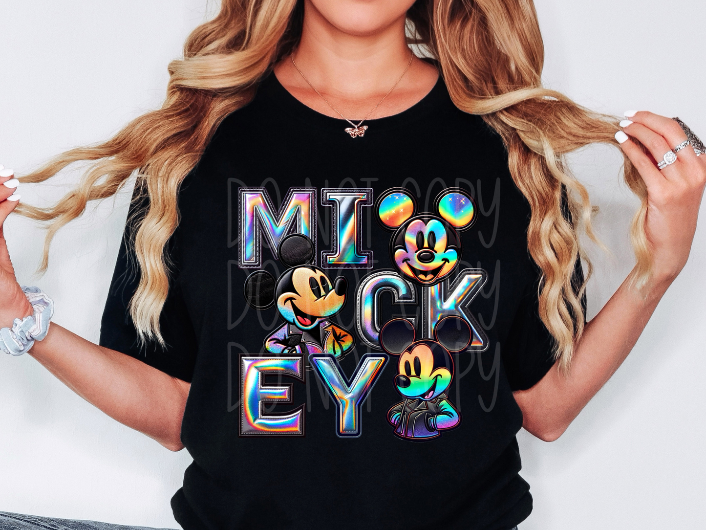 Mickey Holographic DTF Transfer - TED1411