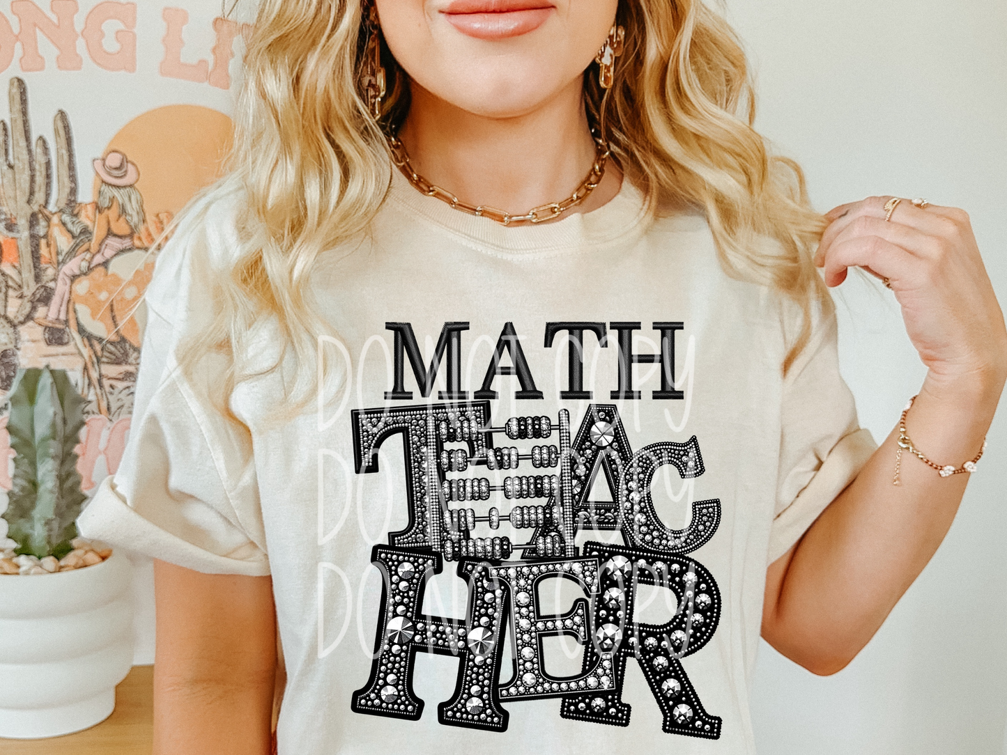 Math Teacher School DTF Transfer - TED1440