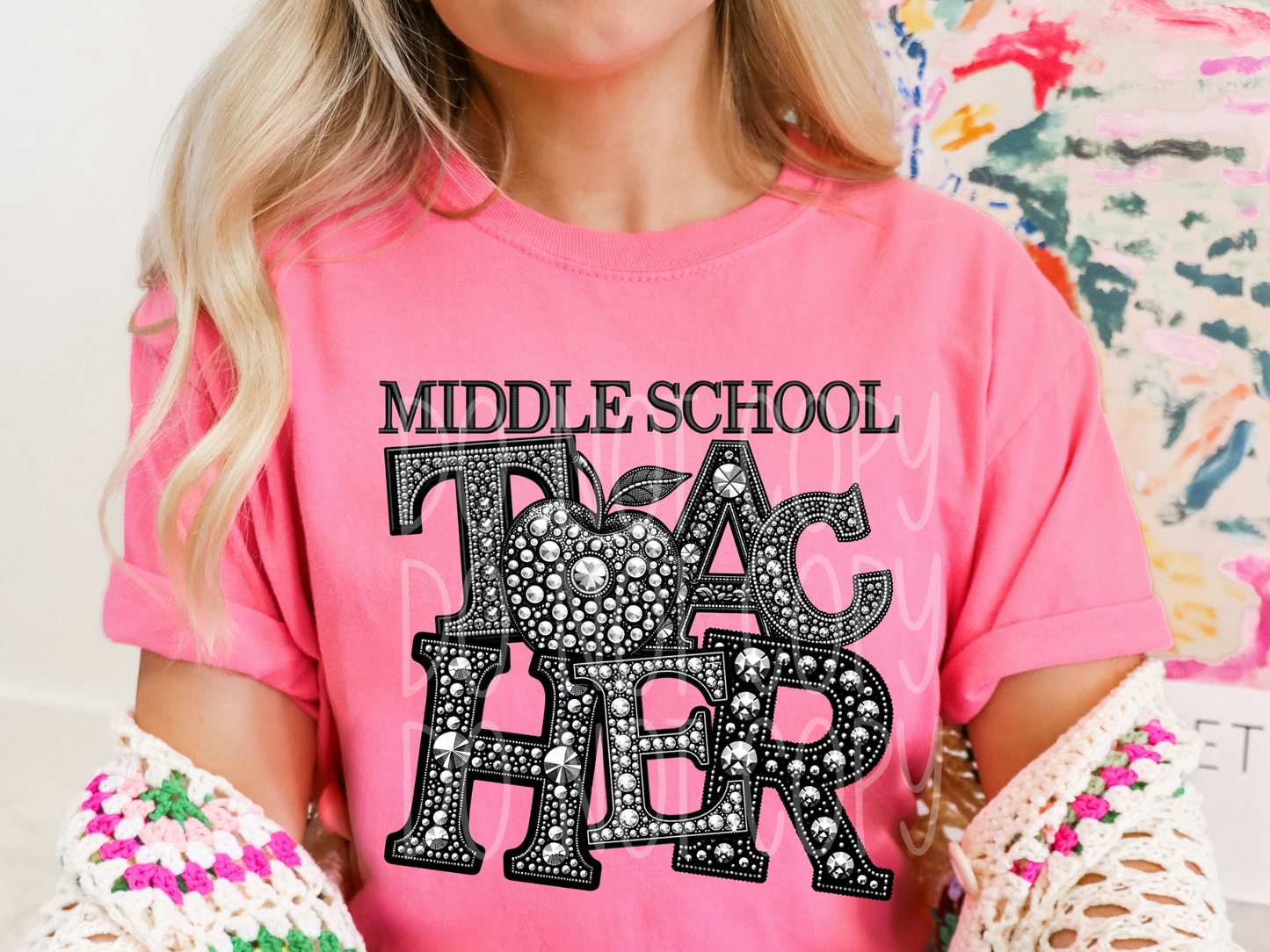 Middle School Teacher School DTF Transfer - TED1441