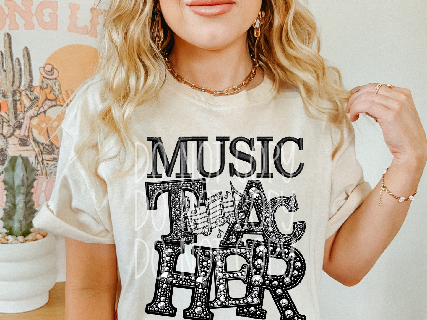 Music Teacher School DTF Transfer - TED1442