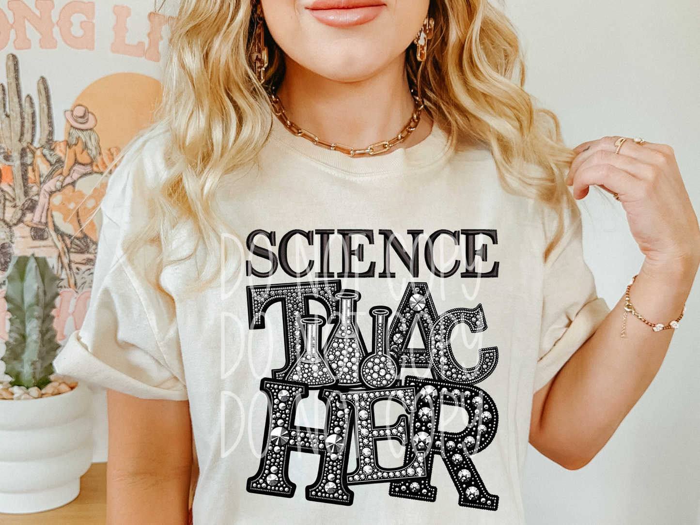 Science Teacher School DTF Transfer - TED1450