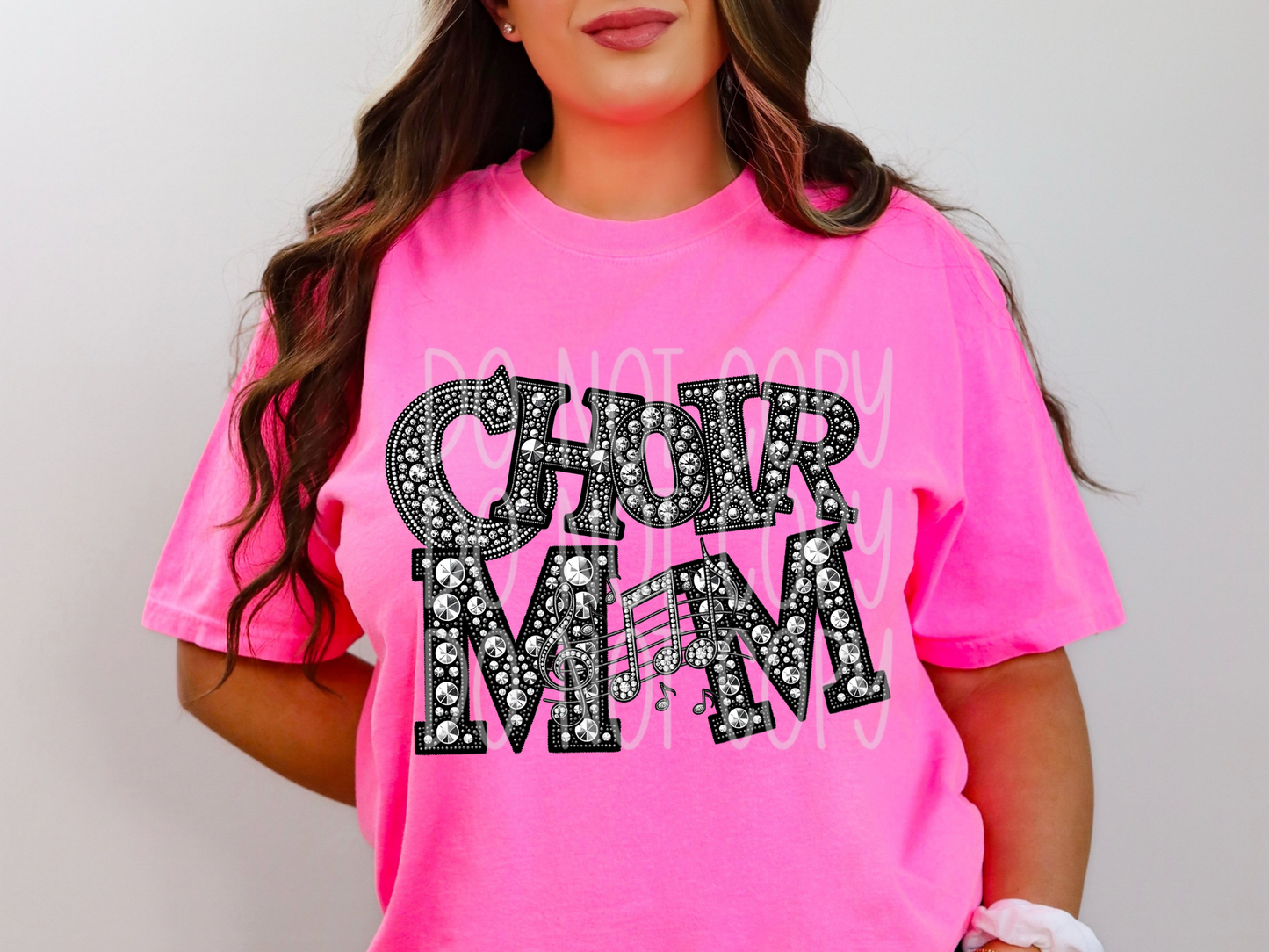 Choir Mom Rhinestone DTF Transfer - TED1474