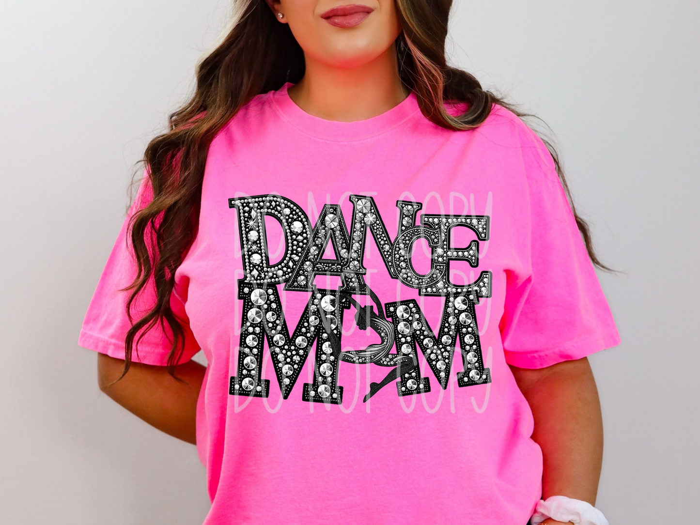 Dance Mom Rhinestone DTF Transfer - TED1477
