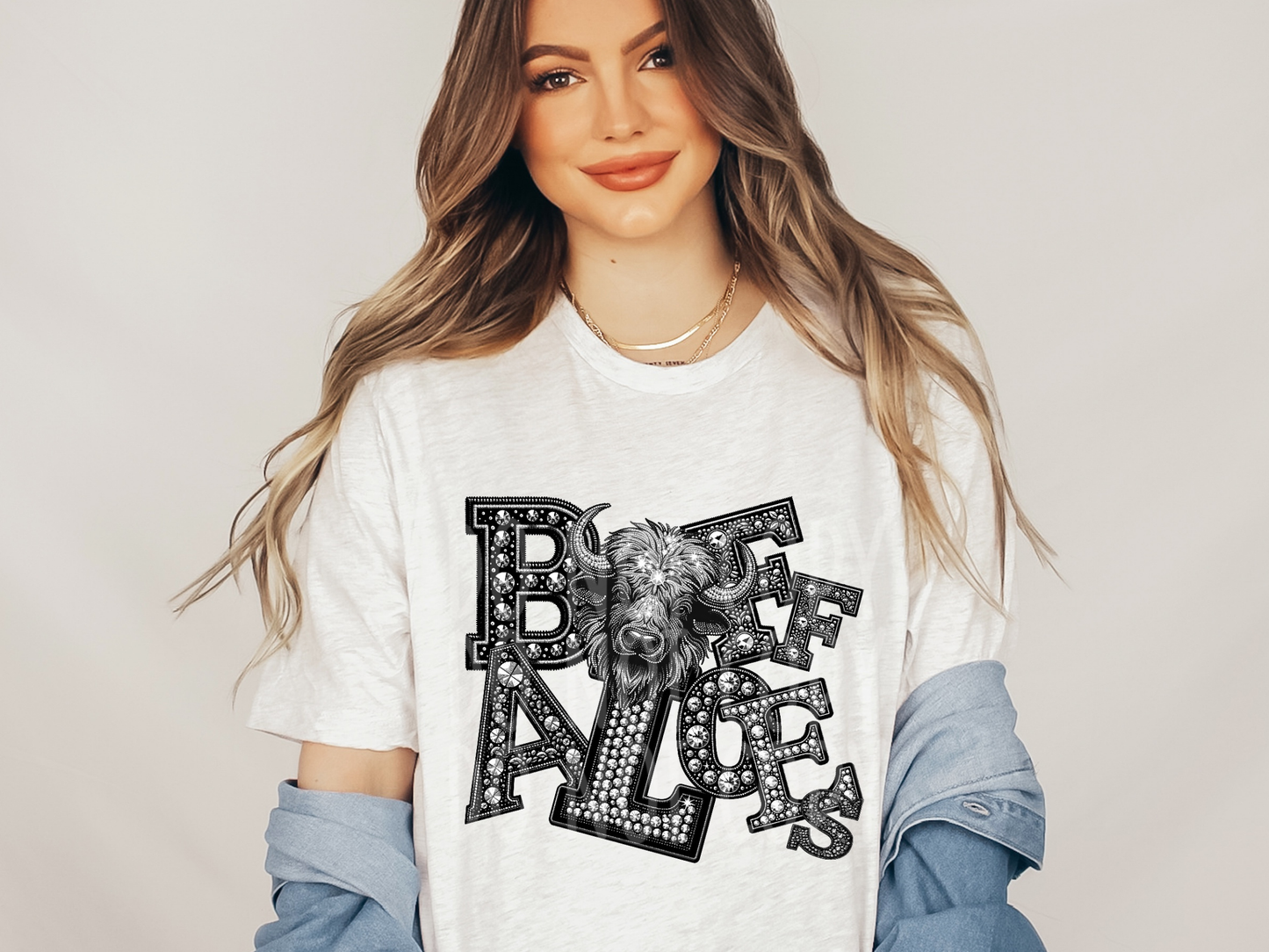 Buffaloes School Spirit Mascot Rhinestone DTF Transfer - TED1529