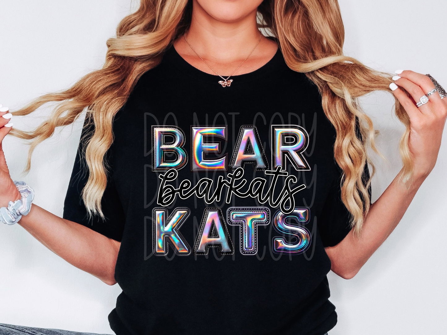 Bearkats Holographic School Mascot DTF Transfer - TED1627