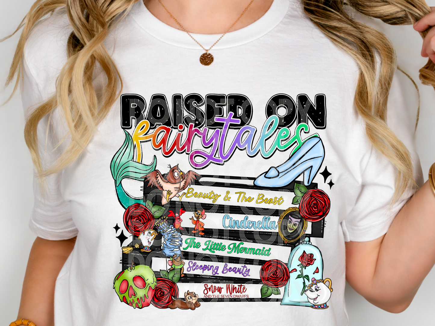 Raised On Fairytales Movies/TV Shows DTF Transfers - TED1777