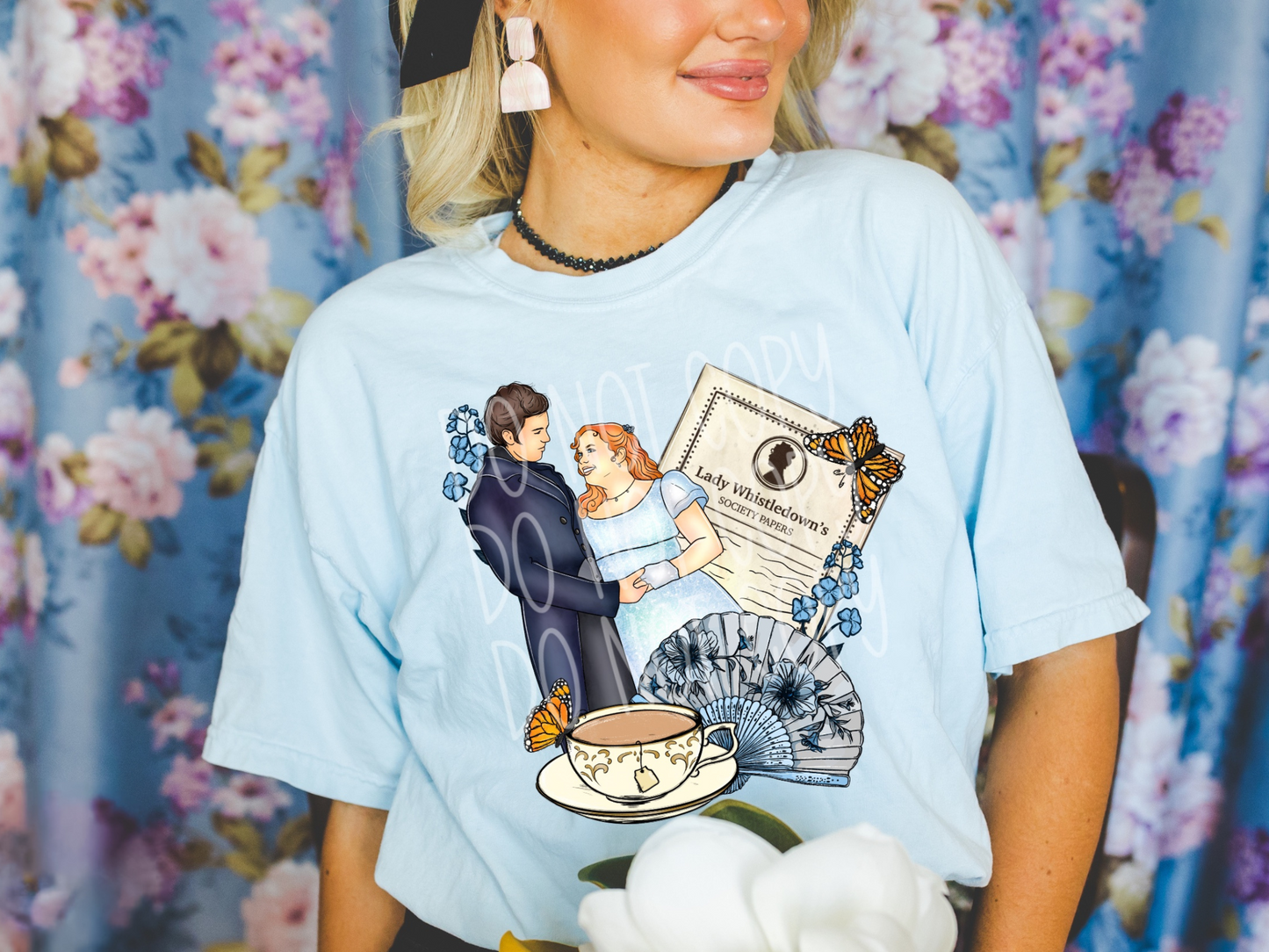 Lady Whistledowns Society Papers Movie/TV Shows DTF Transfers - TED1778