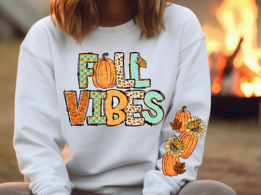 Fall Vibes Fall DTF Transfers - TED1881