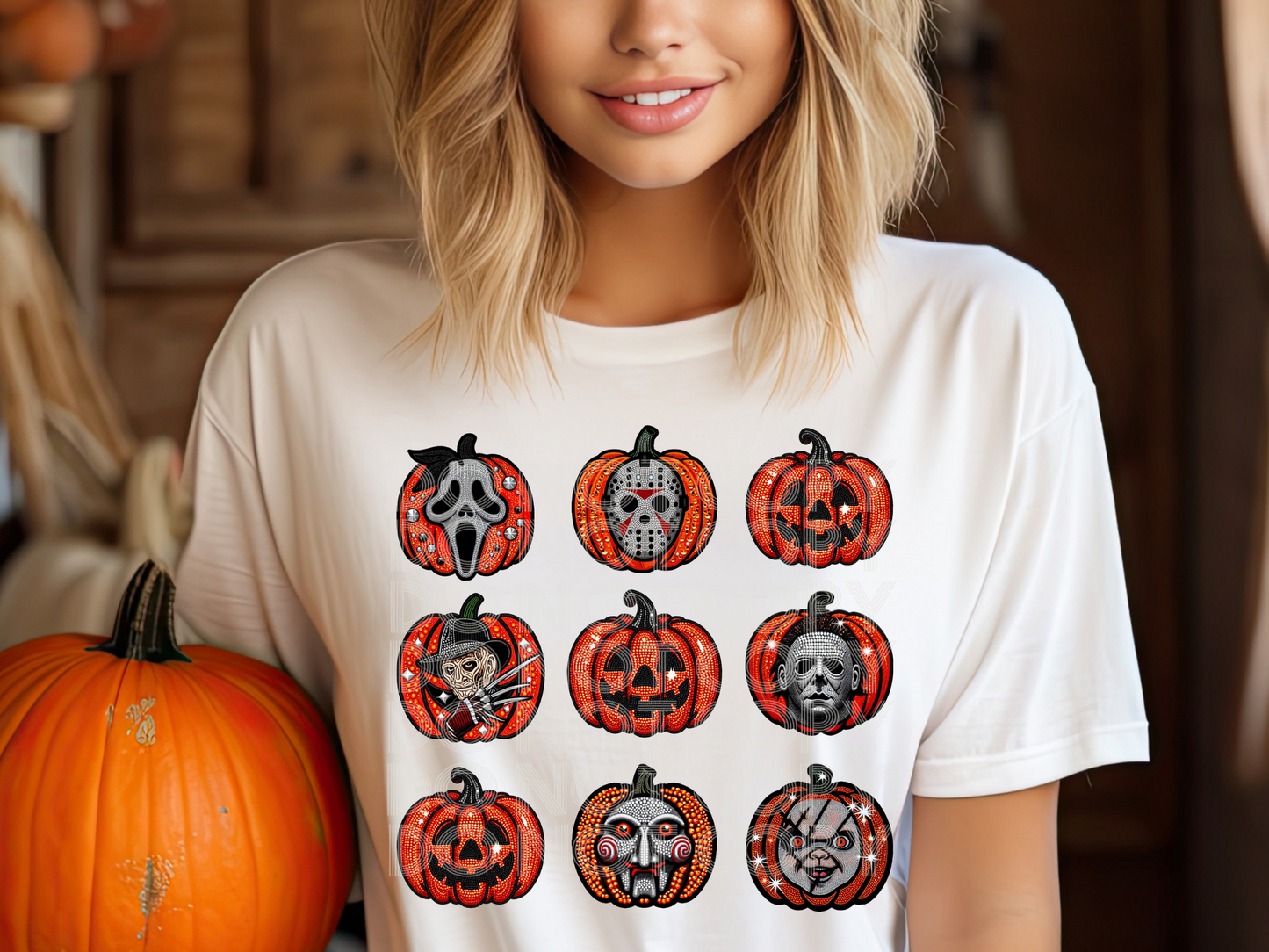 Scary Pumpkins Halloween DTF Transfers - TED1884