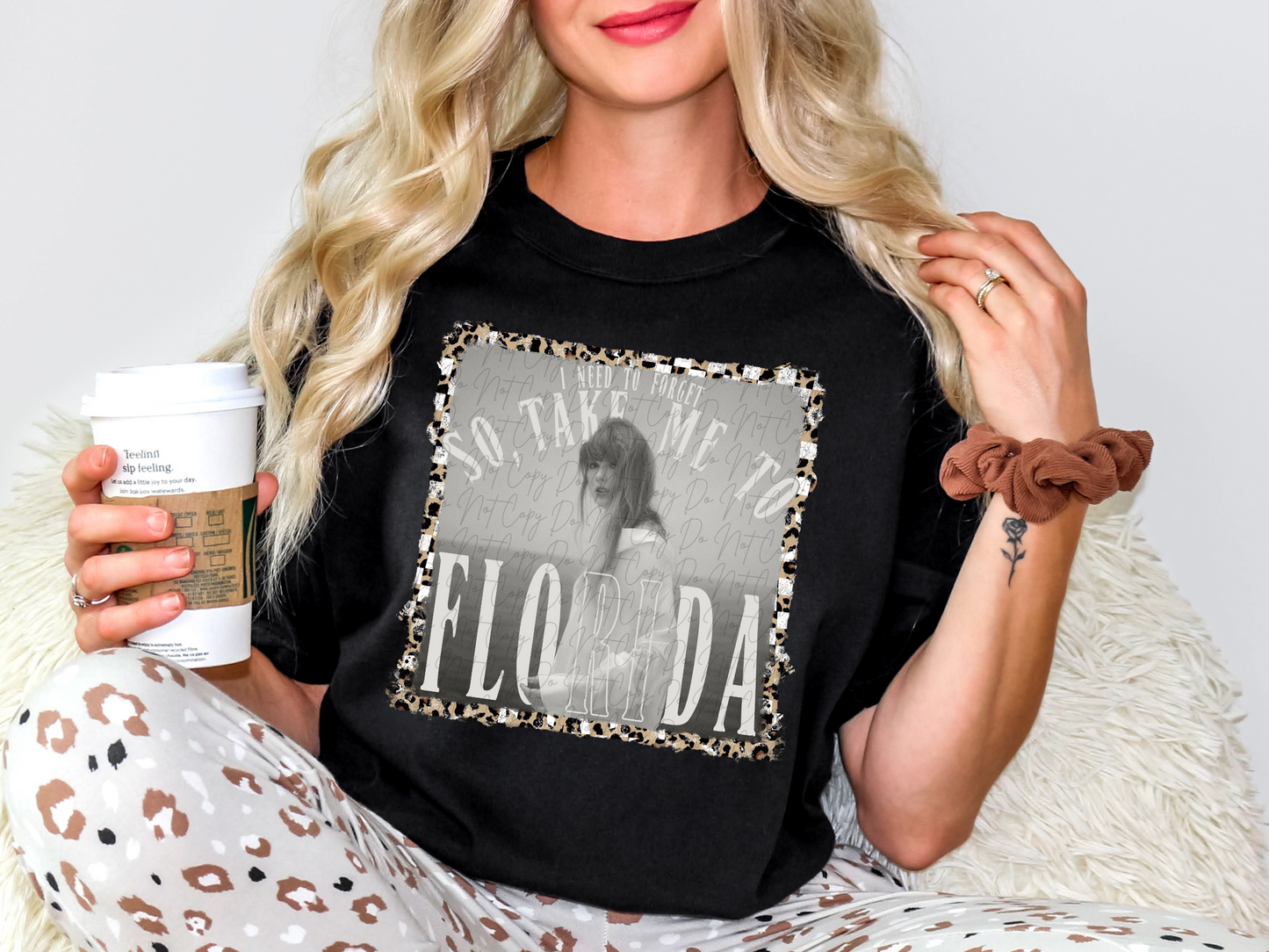 Swifties TTPD Florida Leopard - Swifties DTF Transfer - KPI1546