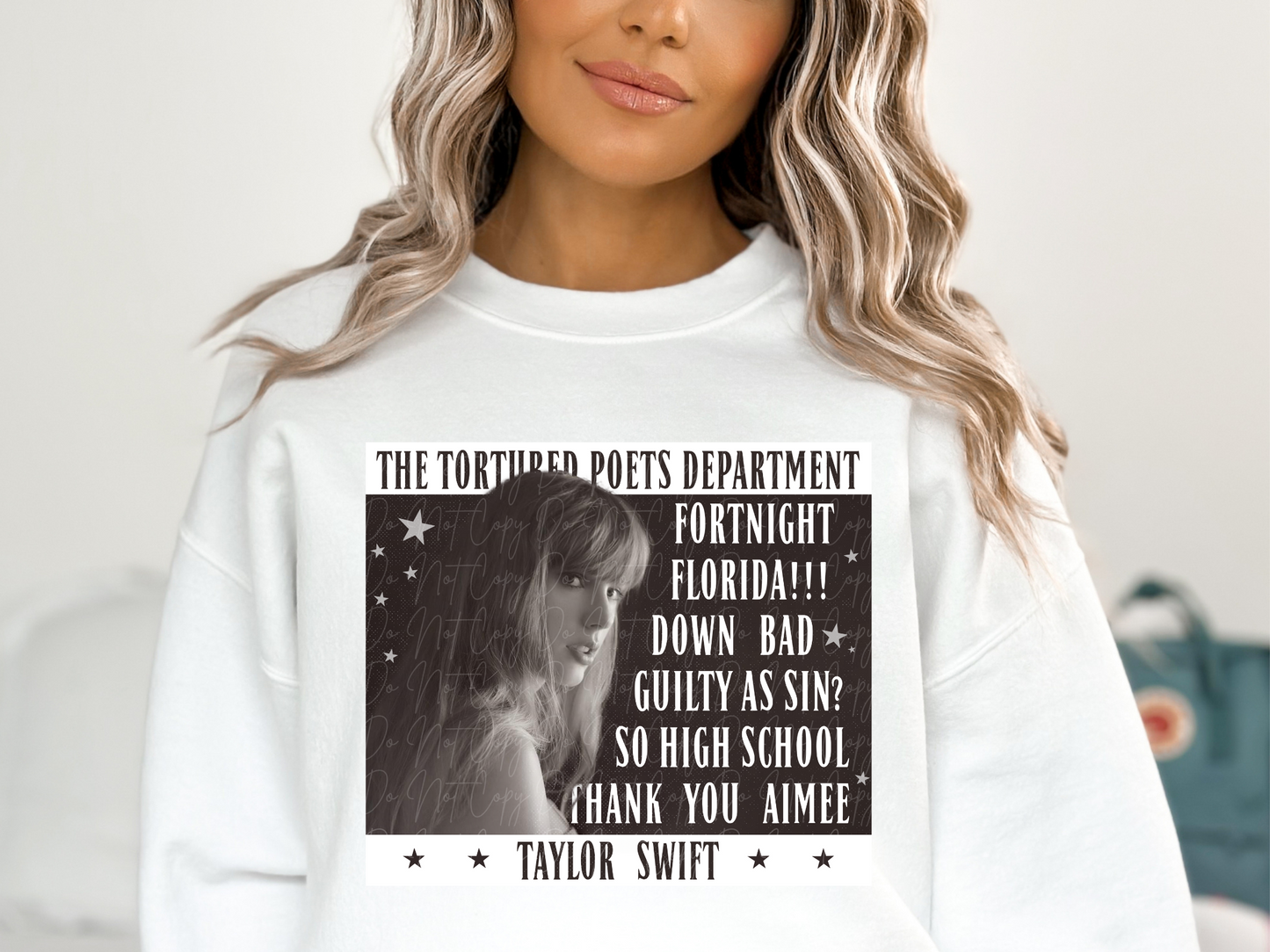 Swifties TTPD Songs - Swifties DTF Transfer - KPI1568