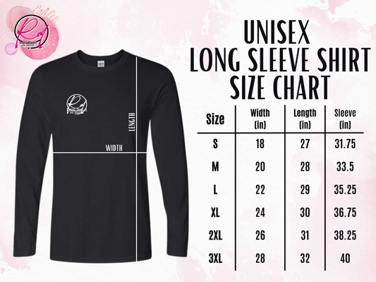 Rockstar 21 Front Design Only Unisex Red Long Sleeve Shirt