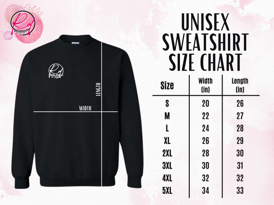 Rockstar 21 Front Design Only Unisex Black Sweatshirt