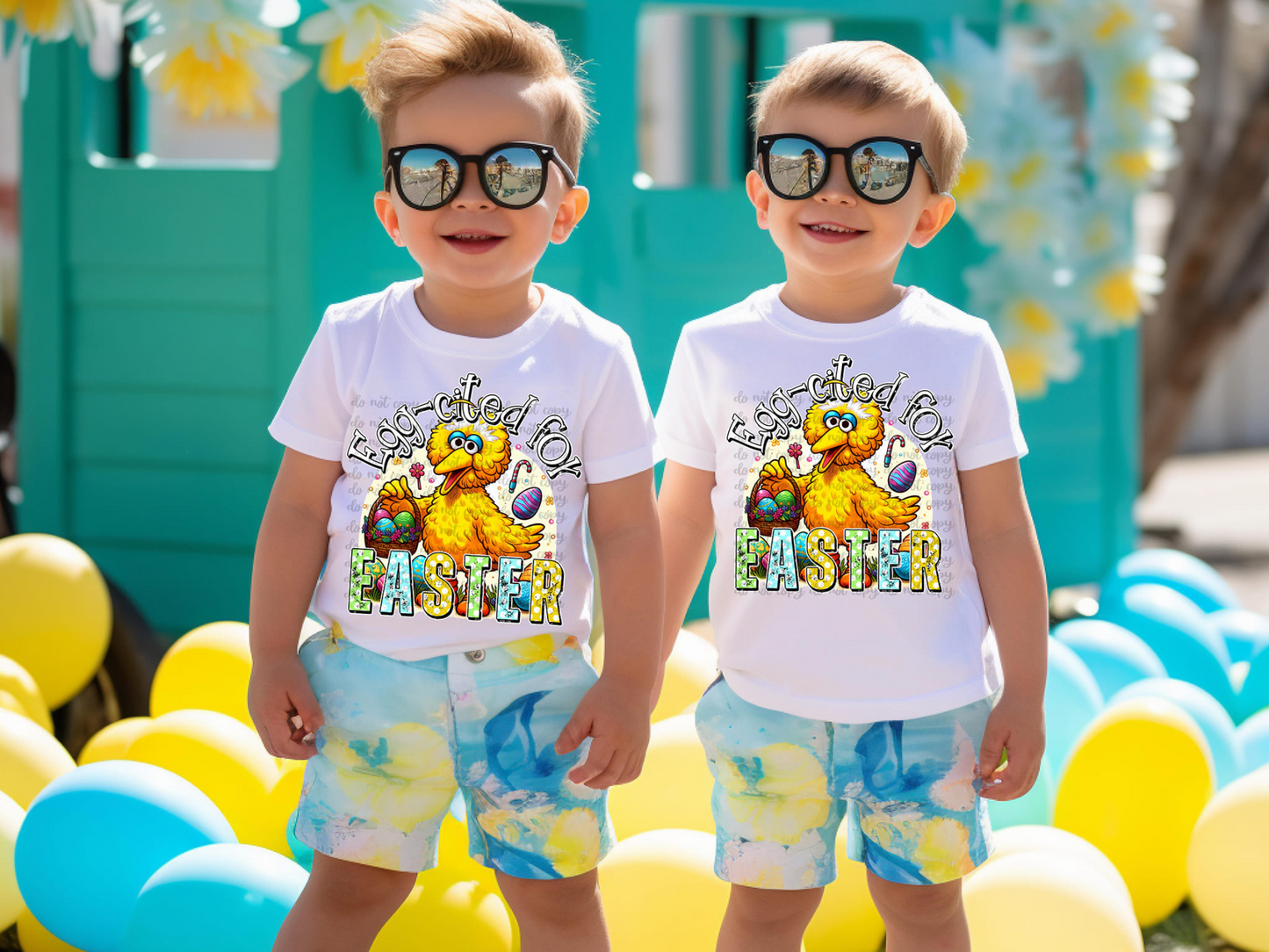 Big Bird Egg-Cited For Easter DTF Transfer - TED1181