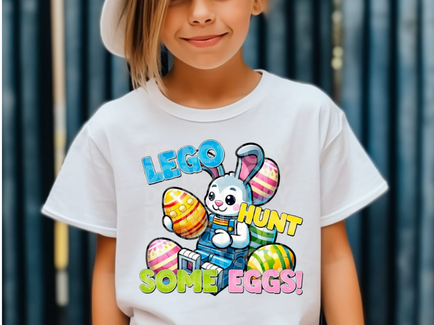 Lego Hunt Some Eggs DTF Transfer - TED1192