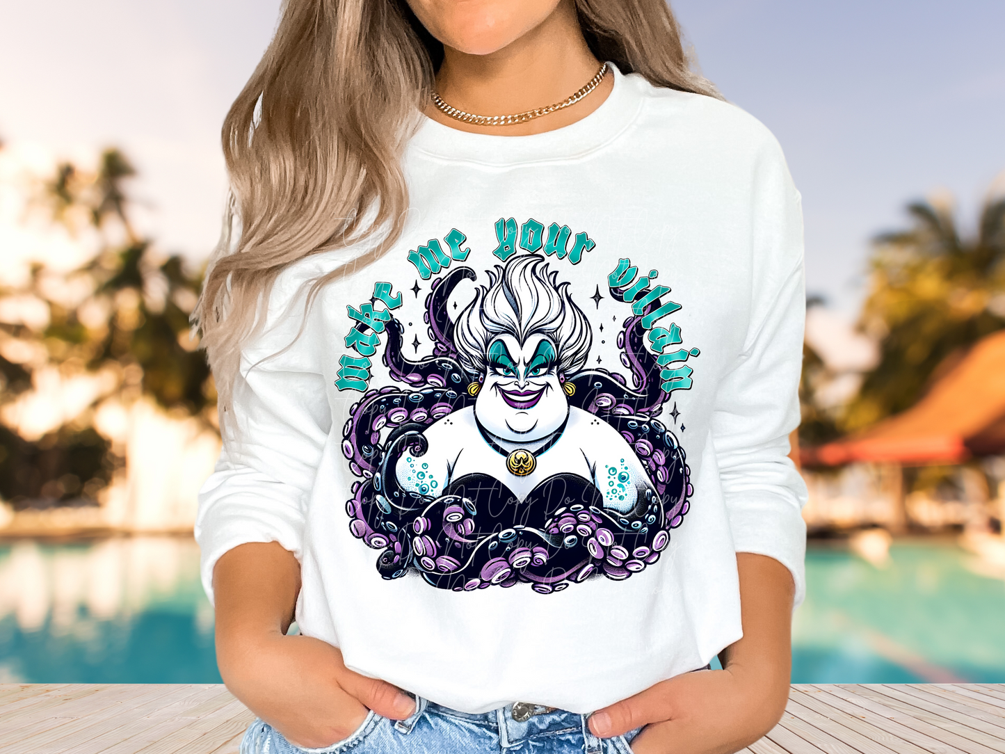 Make Me Your Villain Tentacles Ursula DTF Transfer - TED1224