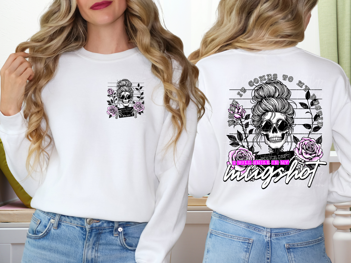 When It Comes To My Bestie I Will Smile In My Mugshot - TED1227