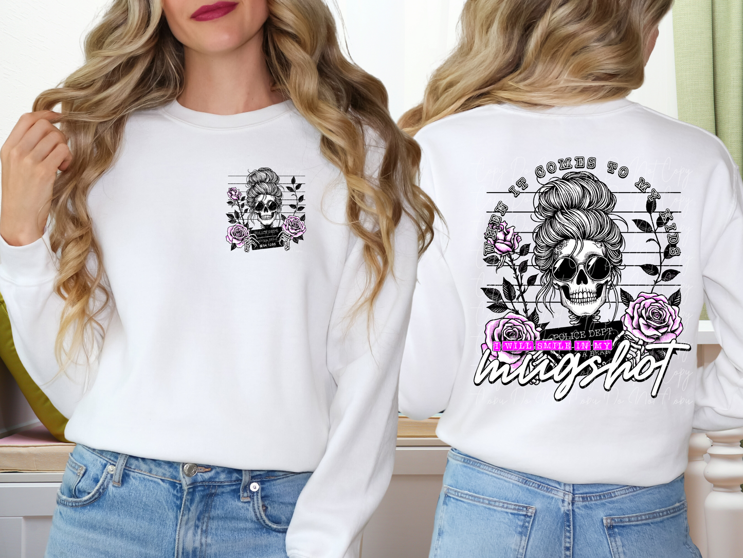 When It Comes To My Kids Mama Bear Police Mugshot - TED1230