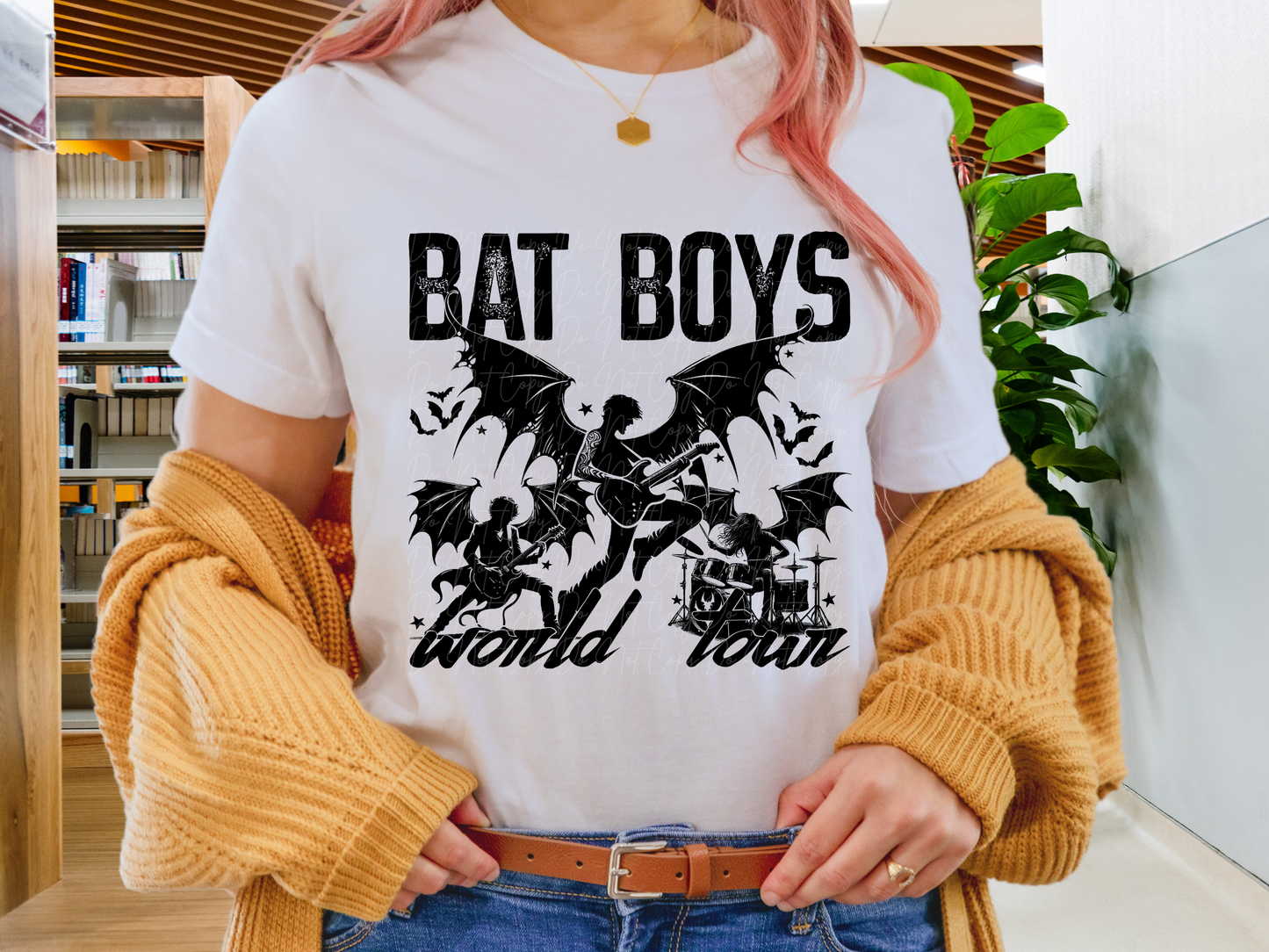 Bat Boys World Tour Book Lovers DTF Transfer - TED1234