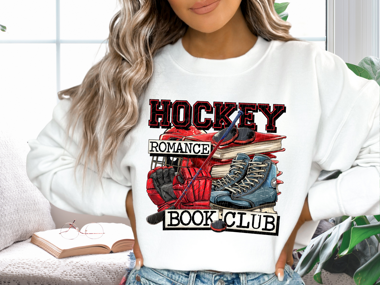 Hockey Romance Book Club Book Lovers DTF Transfer - TED1247