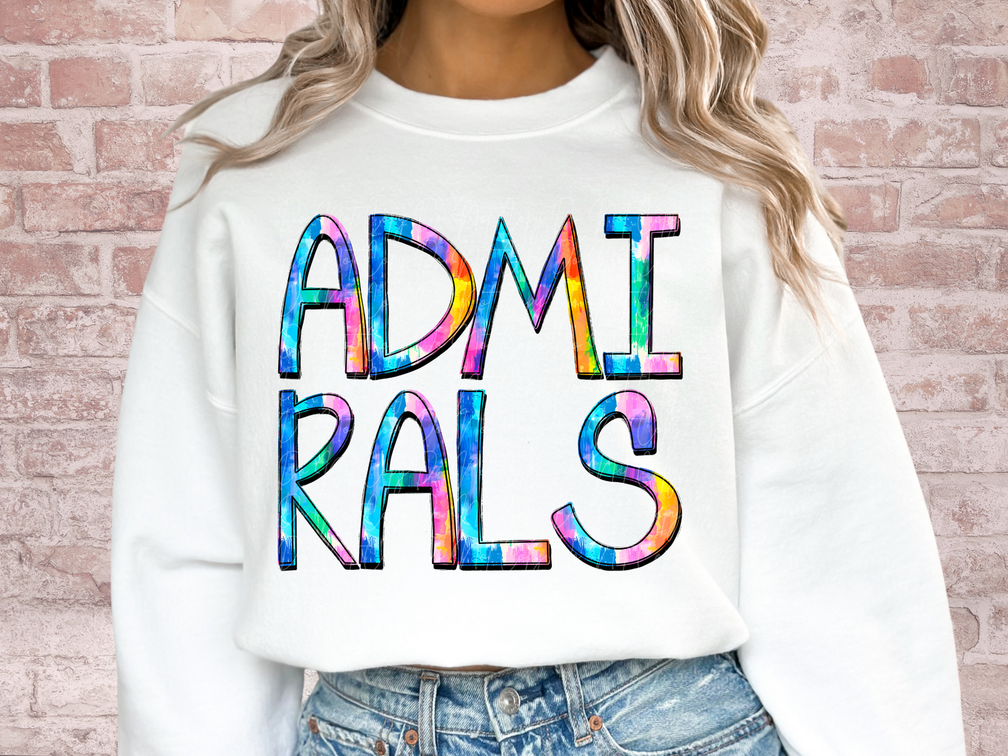 Admirals School Mascot DTF Transfer - TED1265