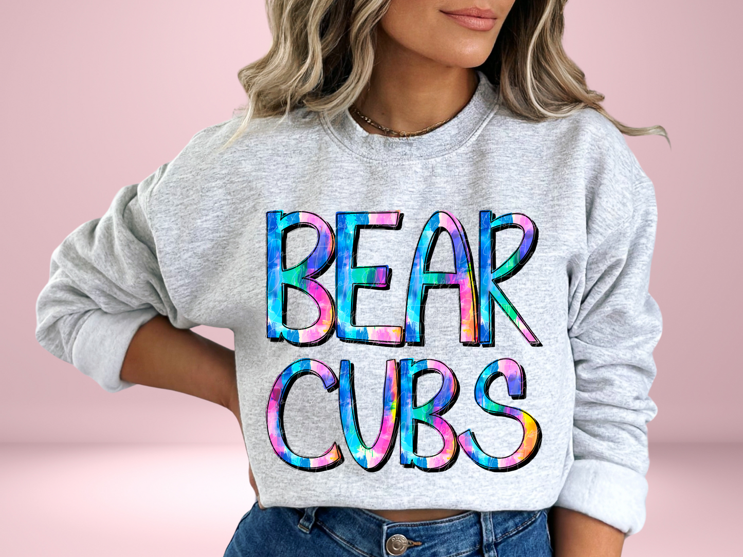 Bear Cubs School Mascot DTF Transfer - TED1266