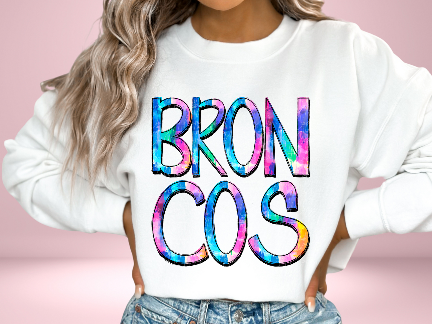 Broncos School Mascot DTF Transfer - TED1272