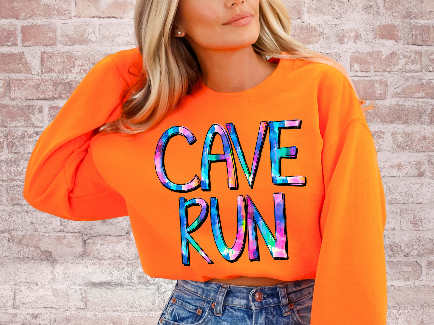 Cave Run School Mascot DTF Transfer - TED1275