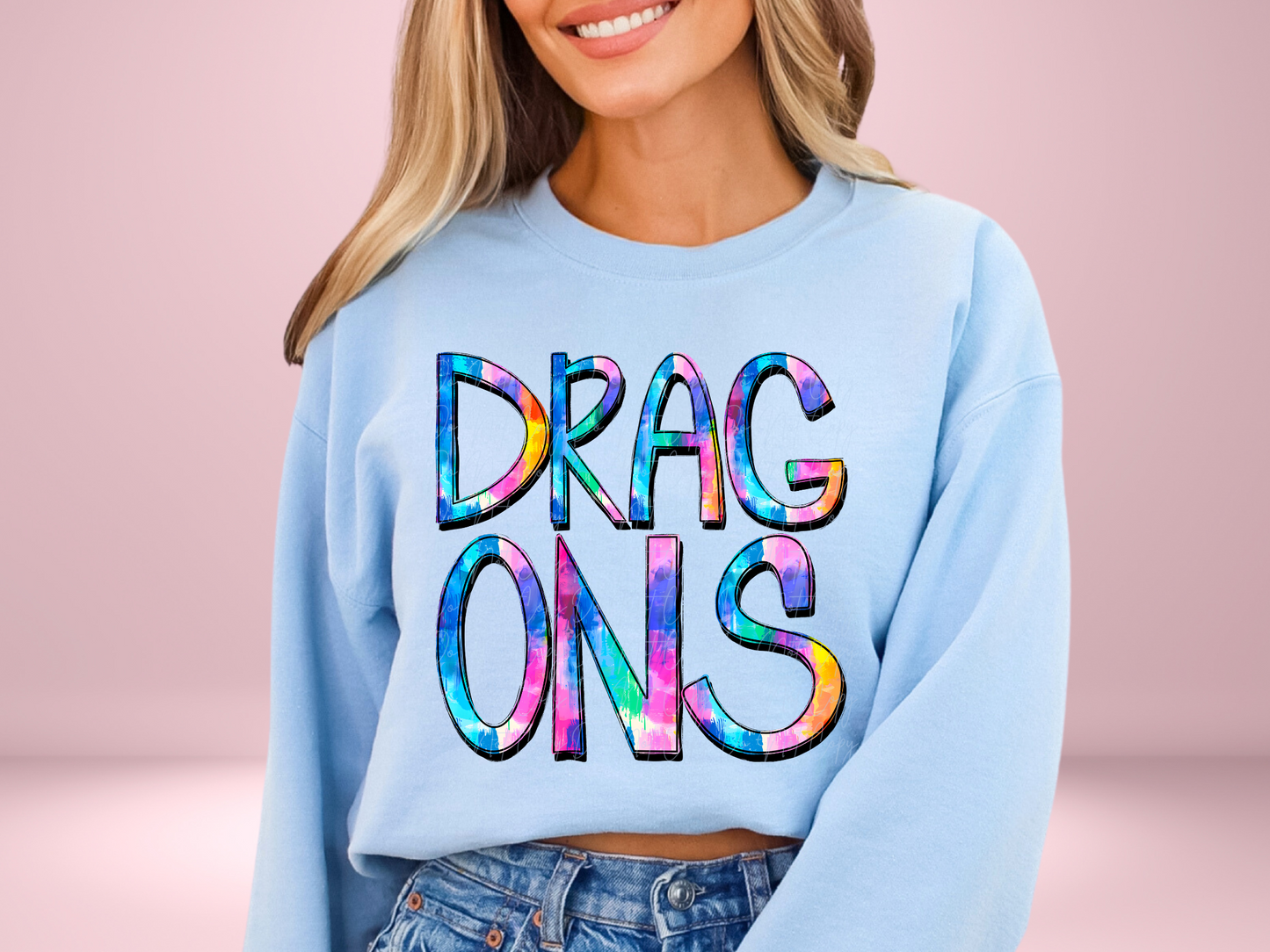 Dragons School Mascot DTF Transfer - TED1278