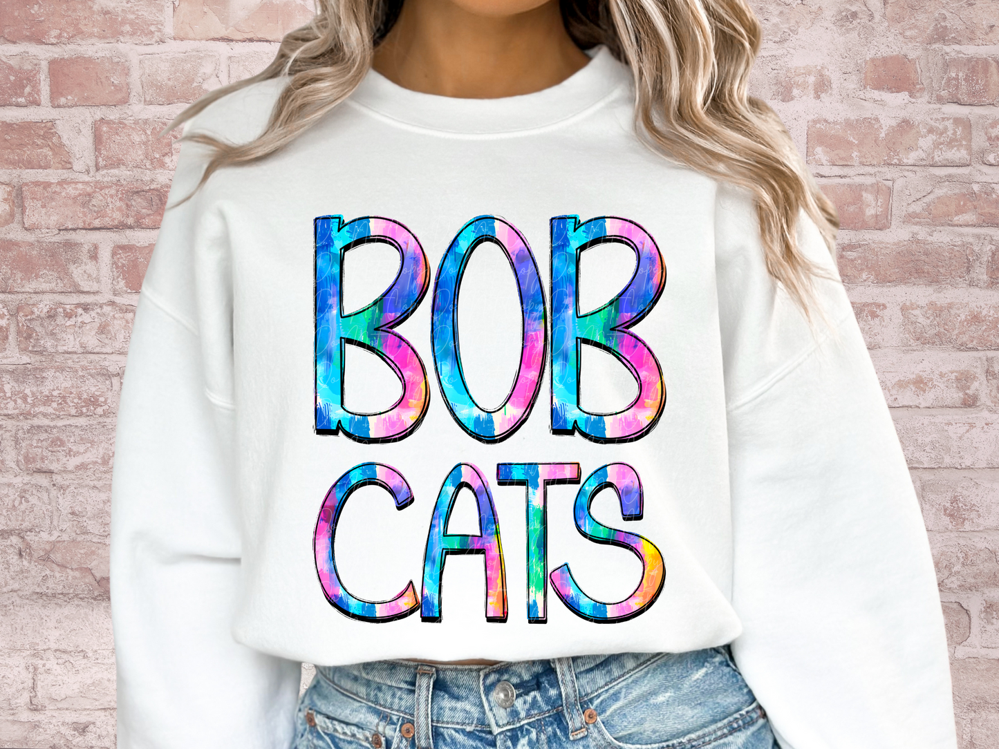 Bobcats School Mascot DTF Transfer - TED1302