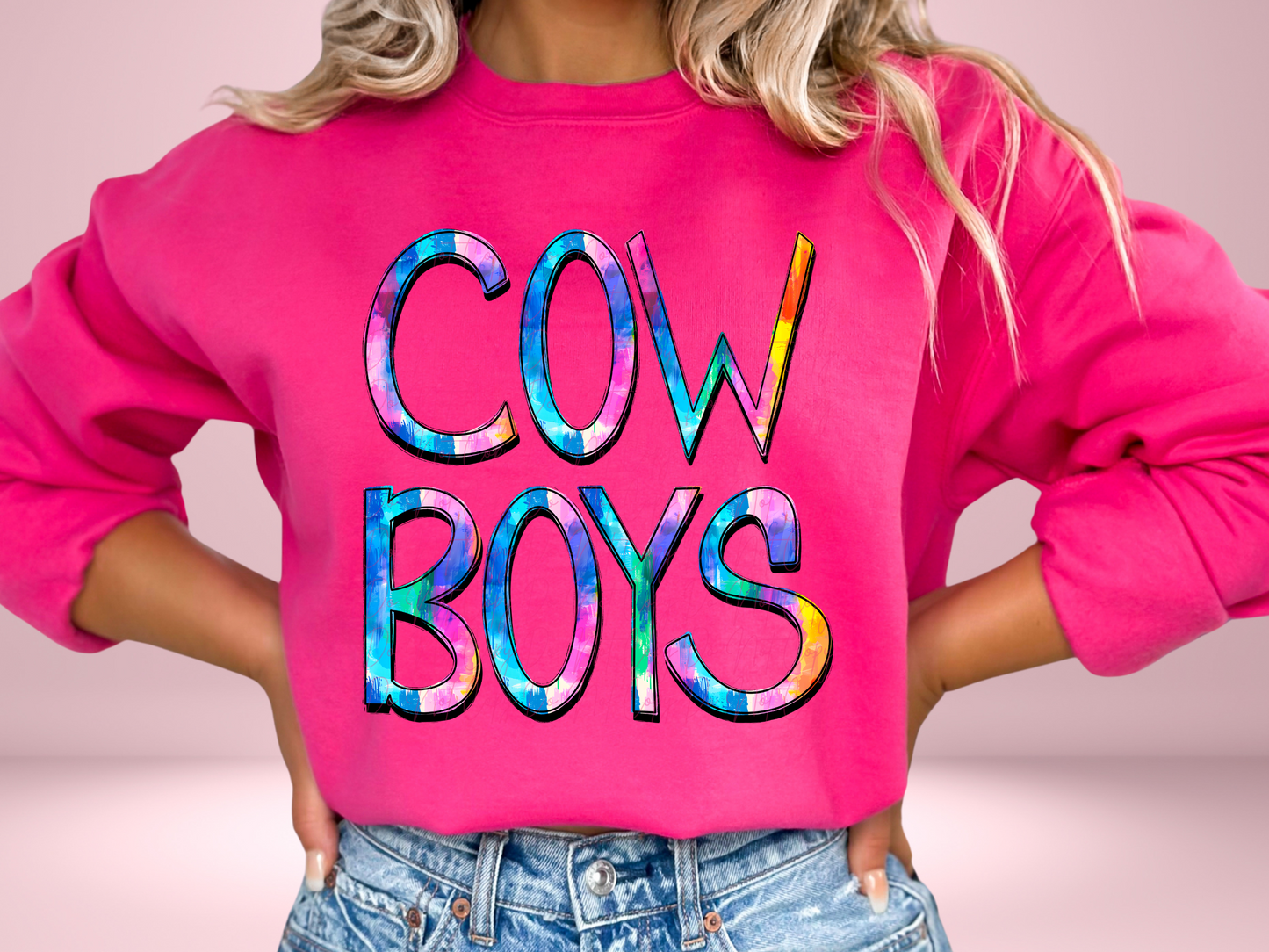 Cowboys School Mascot DTF Transfer - TED1306