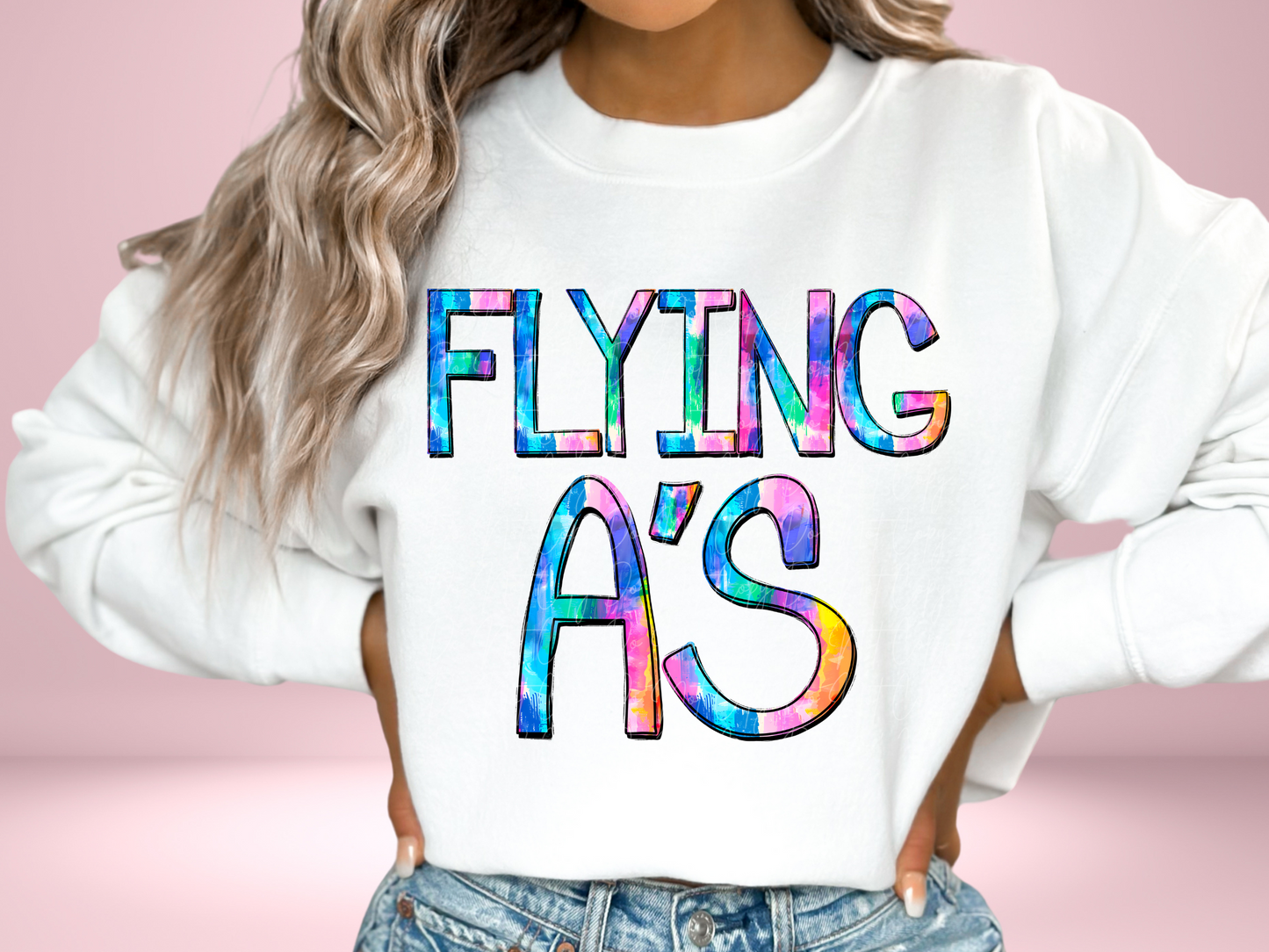 Flying A's School Mascot DTF Transfer - TED1308