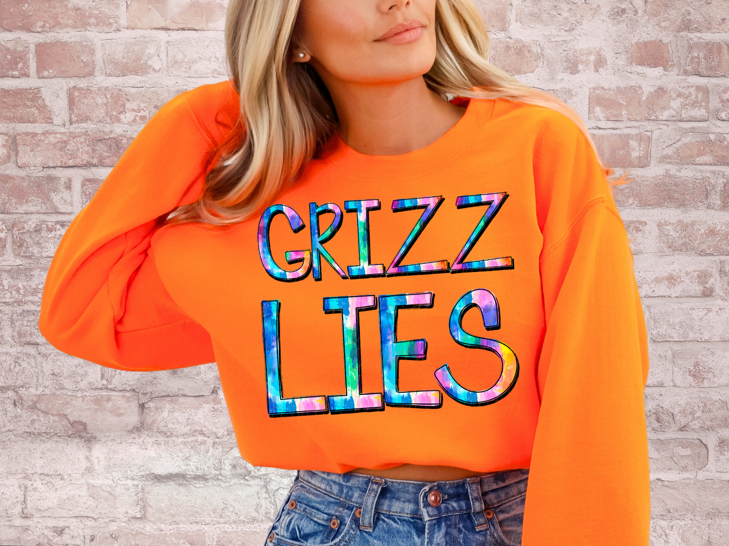 Grizzlies School Mascot DTF Transfer - TED1309