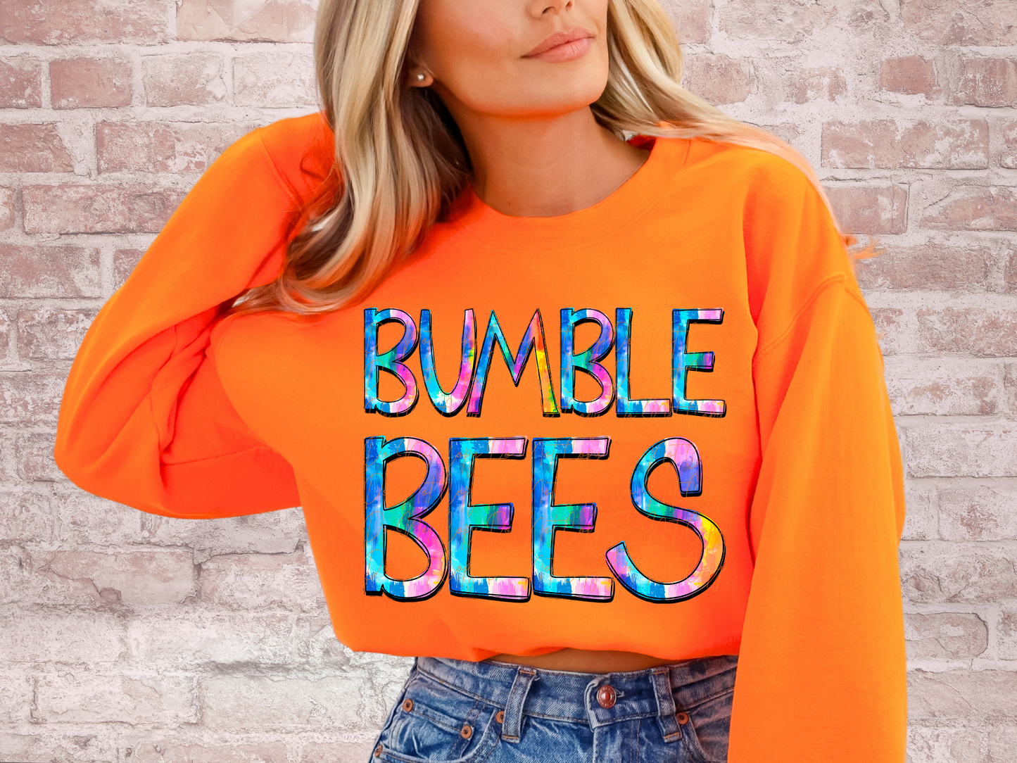 Bumblebees School Mascot DTF Transfer - TED1324